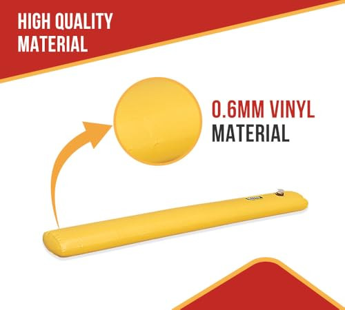 Mytee Products 6'x 8"x 4" Water Barriers for Flooding Reusable Sandbag - Yellow New