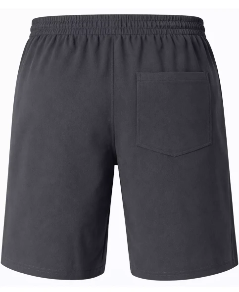 JUMP START MEN'S SHORTS WITH ZIPPER POCKETS - SIZE: MEN S - CHARCOAL
