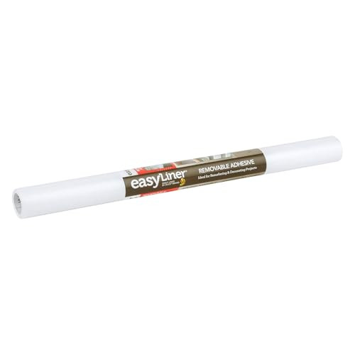 Duck Brand EasyLiner Removable Adhesive Shelf Liner 20 in. x 15 ft (White) New