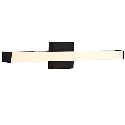 Hamilton Hills Rectangular 24 Inch LED Vanity Lighting Fixture B07P8VP385 -Black New