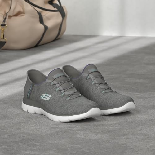 149937W SKETCHERS WOMEN’S SUMMITS DAZZLING HAZE SNEAKER WIDE, SIZE 8.5 WIDE