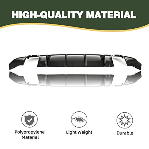 Auraroad Rear Diffuser V3 Style Rear Lip Bumper Body Splitter Carbon Fiber New