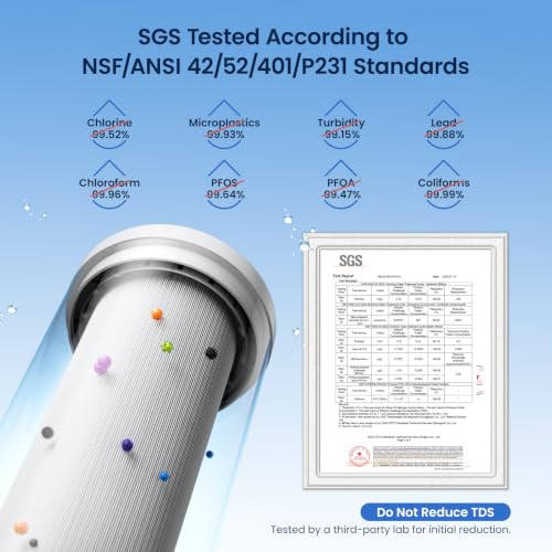 GLACIER FRESH 0.01ΜM ULTRA FILTRATION UNDER SINK WATER FILTER FAUCET - WHITE