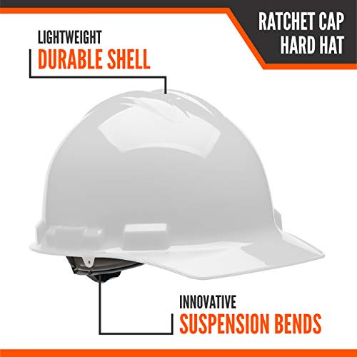 Malta Dynamics Made in US 4 Pt. Suspension Hard Hat Ratchet Cap Style New