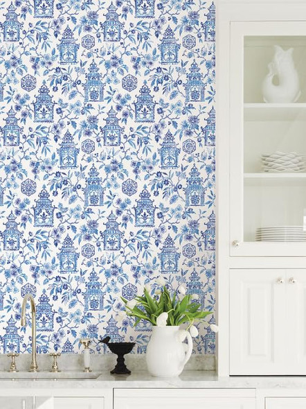 NuWallpaper NUS4034 Danson Peel & Stick Wallpaper - Coral New