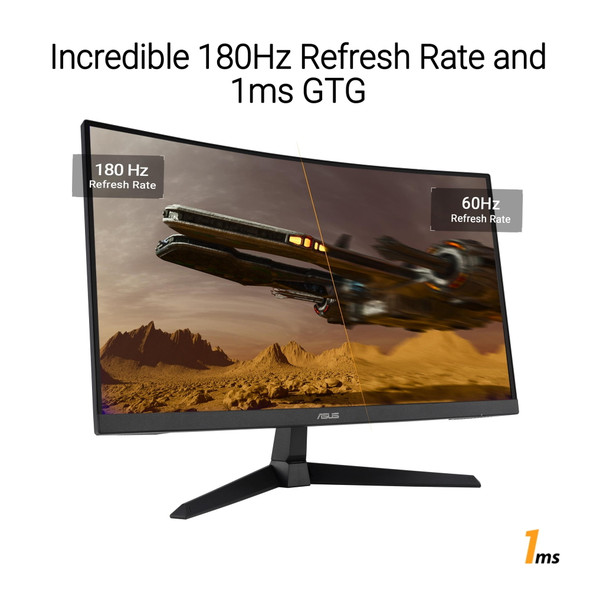 ASUS TUF VG27VQ3B 27" Curved Gaming Monitor | 1080p, 180Hz, 1ms, FreeSync