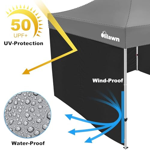 Outdoor Gazebo Replacement Canopy Top, Black New