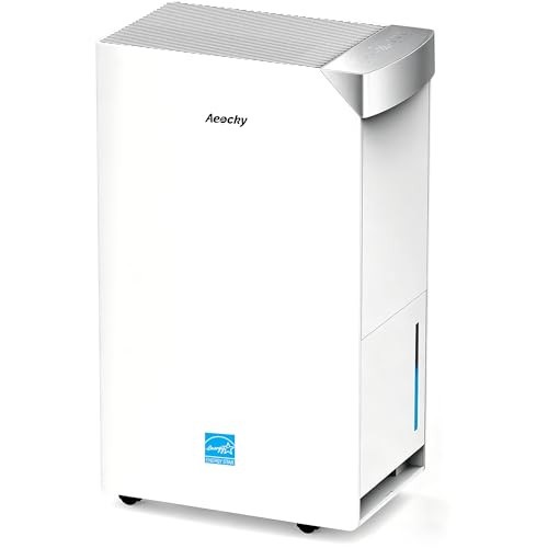 AEOCKY 5000SQ.FT ENERGY STAR VERSION 6.0 DEHUMIDIFIER FOR BASEMENT - IVORY