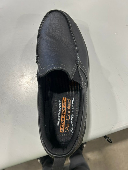 SKETCHERS EXTRA WIDE FIT AIR COOLED MEMORY FOAM - SIZE: MEN 11 - BLACK