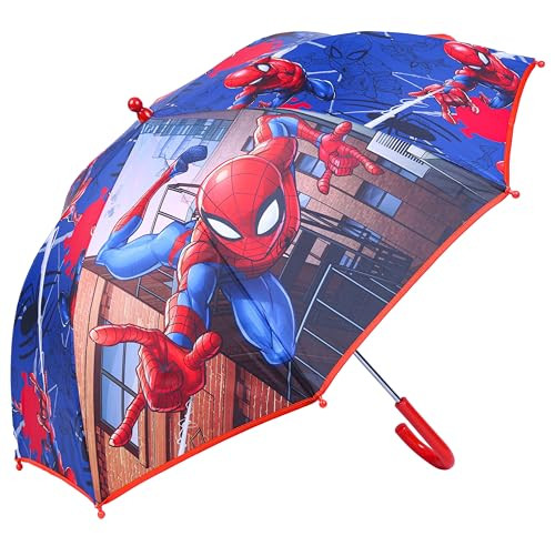 Marvel The Amazing Spider-Man Wall 'Falling Downtown Cartoon Umbrella New