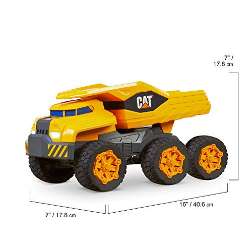 CAT CONSTRUCTION TOYS CAT MASSIVE MOVER DUMP TRUCK REMOTE CONTROL - YELLOW BLACK