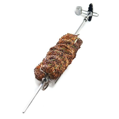 BROIL KING DELUXE UNIVERSAL ROTISSERIE KIT - BLACK/SILVER