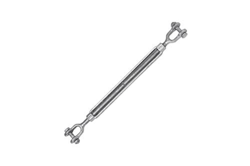 Indusco 93900296 Hot Dipped Drop Forged Galvanized Steel Jaw Jaw Turnbuckle New