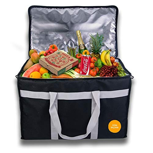 XXL Insulated food delivery cooler bag GIFTED with drink carrier New