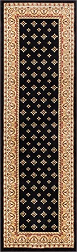 Well Woven 548939 Barclay Hudson Terrace Traditional Rug - Black New