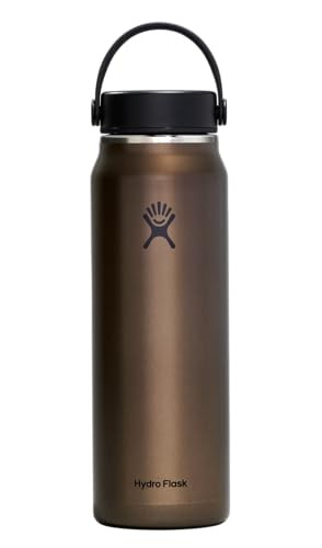 HYDRO FLASK 32 OZ LIGHTWEIGHT TRAIL HIKING WATER BOTTLE - OBSIDIAN New