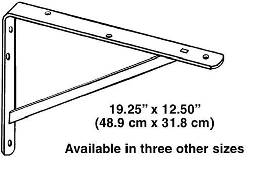 John Sterling THE MAX BRACKET Shelf Bracket 20" 0049-20WTH - Warm White New