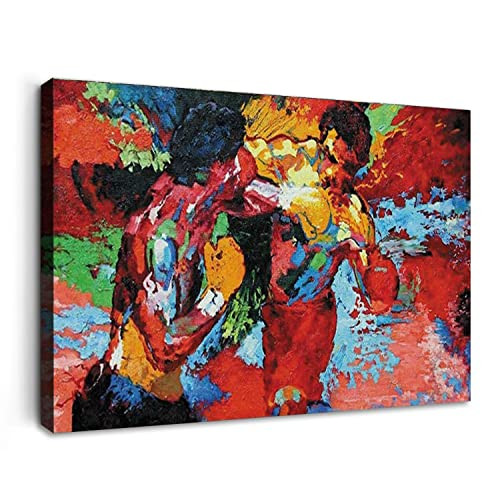 Fchen art Boxing Poster Boxing Sports Colorful Canvas Wall Art New