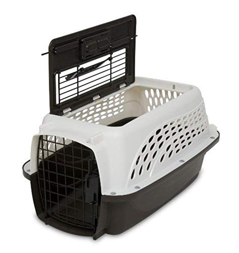 Petmate Two Door Plastic Pet Kennel Small Dogs and Cats 19in, 21225 - White New