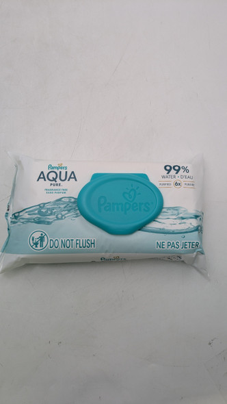 Pampers Aqua Pure Baby Wipes 16packs, 56 wipes per pack, Total: 896 wipes New