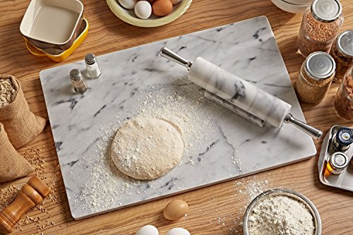 JEmarble Rolling Pin Aluminum Handles 18 inch (Black) B075CSCPX6 - NEW New
