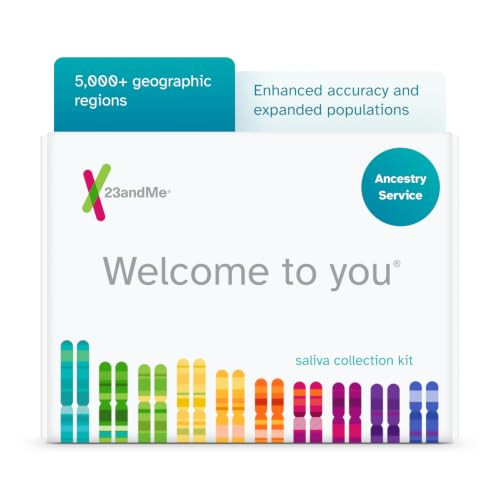 23andMe Ancestry Service Personal DNA Test Kit, Ethnicity & Heritage New