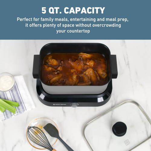 West Bend Versatility Slow Cooker Large Capacity Non-stick Cooking - Silver New