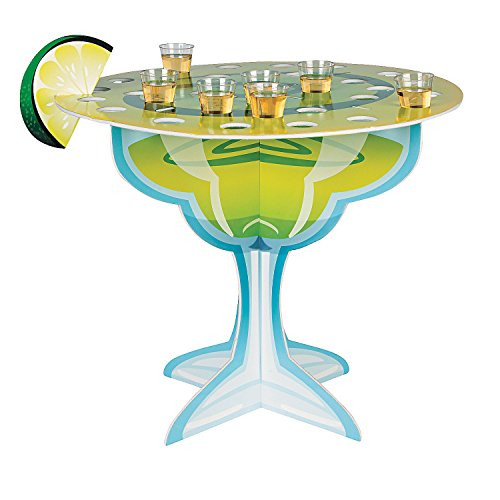 Fun Express Margarita Glass Shot Glass Holder New