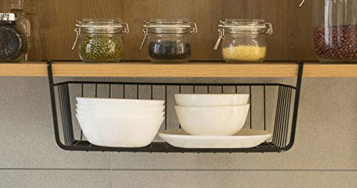 Hanging Under Shelf Metal Storage Basket New