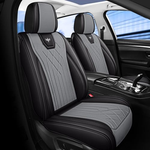 LINGVIDO Auto Seat Covers Full Set - Breathable, Faux Leather, B0CFZHBKZ8 New