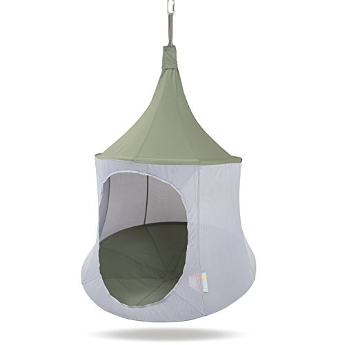 TreePod Cabana 4-Foot Hanging Mesh Daybed B076BXD7S7 - Moss New
