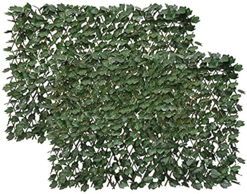 Garden Land Artificial Leaf Faux Ivy Privacy Fence (2PC Single Sided Leaves) New