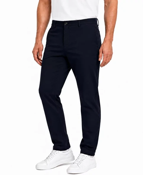 BLU ROCK MEN'S SUPER STRETCH SLIM FIT CHINO PANTS - SIZE: MEN 32 - NAVY New