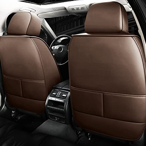 YZAUTOPARTS Universal Leather Car Seats for Front Seats,B09YZ5HLVY - Brown New