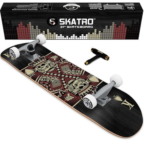 Skatro Pro Skateboard 31" Complete Skateboard - New