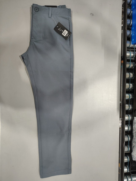 BLU ROCK NEW YORK MEN'S 4-WAY FLEXIBLE STRETCH DURABLE PANTS - SIZE: 32 - GRAY New