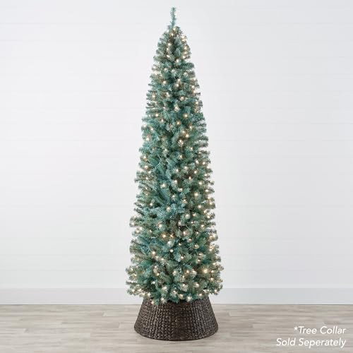Best Choice Products 6ft Blue Spruce Pencil Christmas Tree, B0CJ623892 -Green New