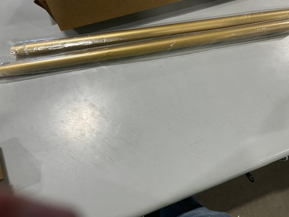 HEIDEAR WC05 HEIDEAR WINDOW CURTAIN RODS GOLD 24"-48" - GOLD