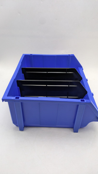 DJC Supply Large Stackable Storage Bins 8 Pack, Size XL, Color: Blue New