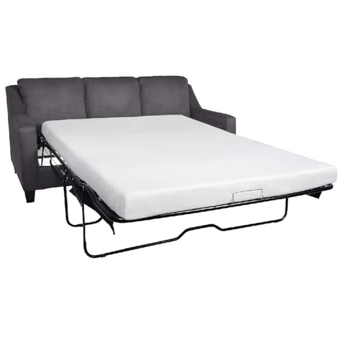 Milliard 4.5-Inch Memory Foam Sofa Bed Mattress Replacement Queen Size New