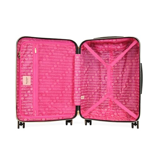 JUICY COUTURE CASSANDRA 3 PIECE LUGGAGE SET WITH SPINNER WHEELS - BLUSH