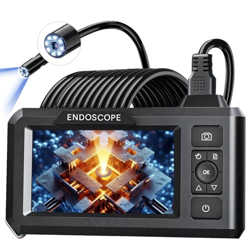 EMBRACING MINDFULNESS ENDOSCOPE-CAMERA LIGHT 4K BORESCOPE DIGITAL - BLACK