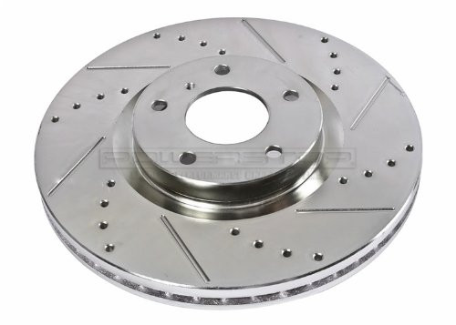 Power Stop JBR1112XR Power Stop Extreme Performance Drilled Brake Rotors New