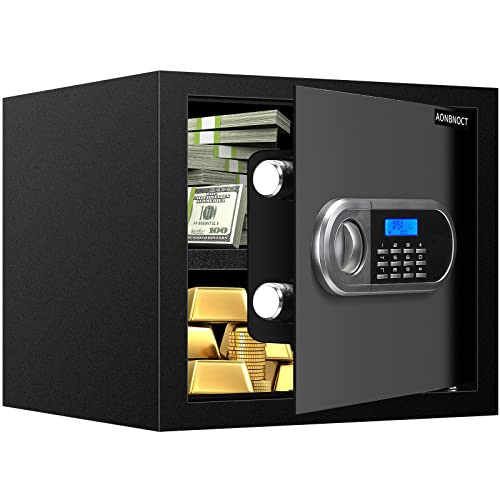 1.2 Cubic Feet Digital Home Security Safe Box Fireproof Waterproof