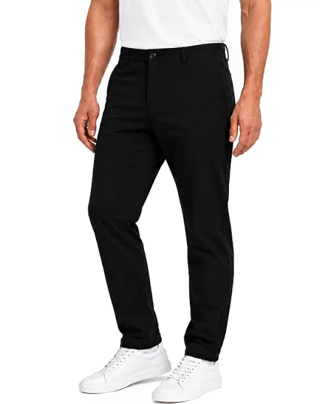 BLU ROCK MEN'S SUPER STRETCH SLIM-FIT CHINO PANTS - SIZE: MEN 42 - BLACK New