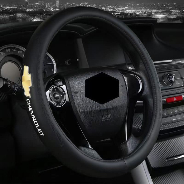 Oxita 15-16.5inch Leather Steering Wheel Cover fit for Chevy - Yellow XFL New