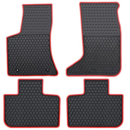 Ucaskin Custom Fit Floor Mats Chrysler 300 AWD Dodge Charger AWD - Red New