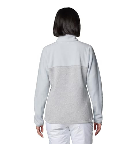 Columbia Women's Benton Springs Half Snap Pull Over II Cirrus Grey Heather Large New