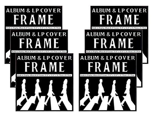 Studio 500 Wall LP and Album Cover Frame Set 6-Pack B0714CRQNL - Black New