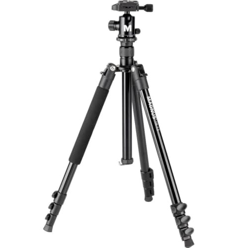 Magnus Travel Camera Tripod with Ball Head, 62.5in, 13.2 lb Capacity, NEW New